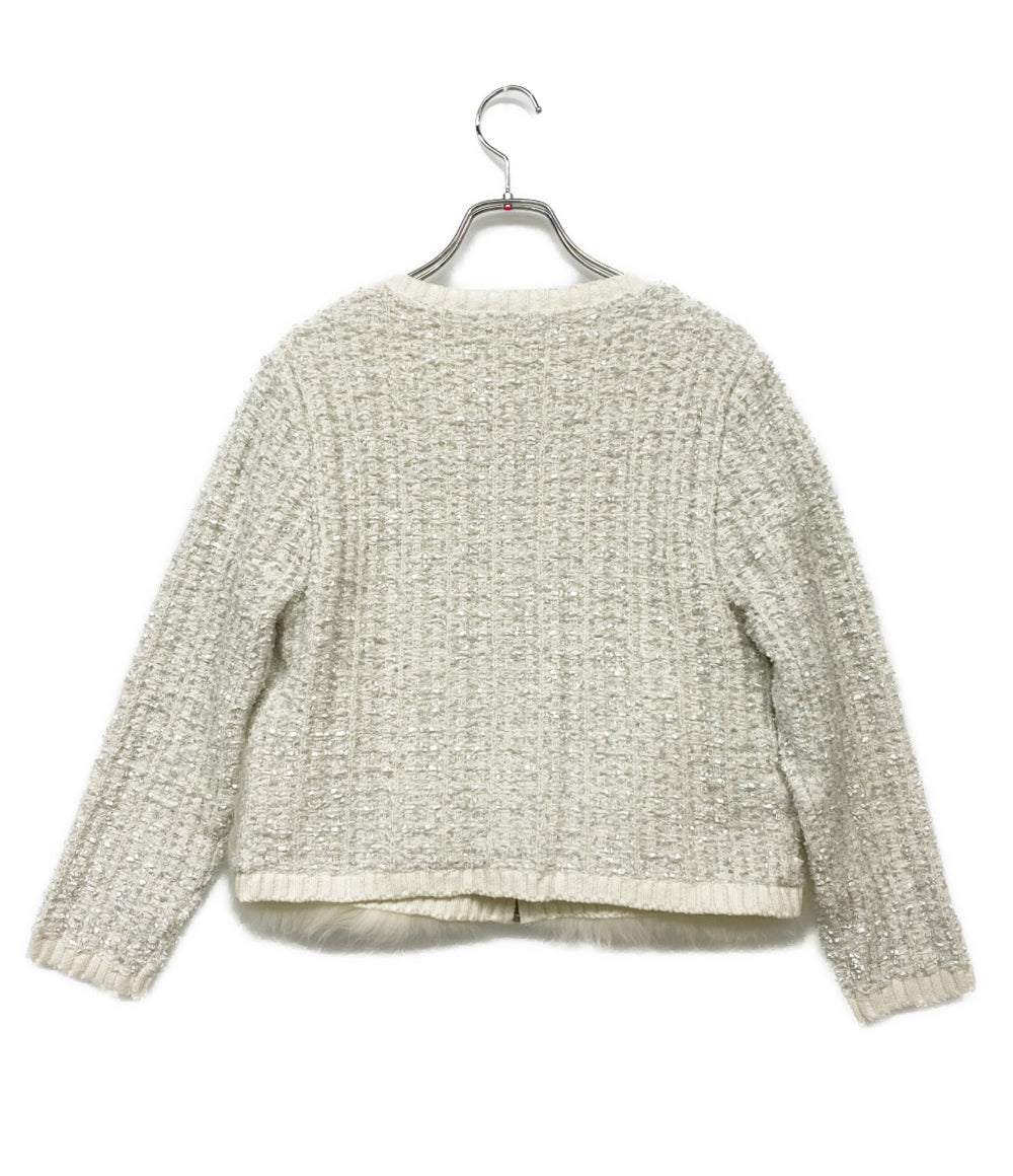 sheller シェリエ ツイードファージャケット レディース SIZE F