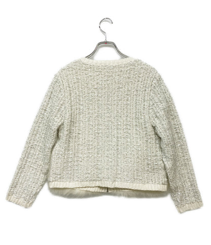 sheller シェリエ ツイードファージャケット レディース SIZE F