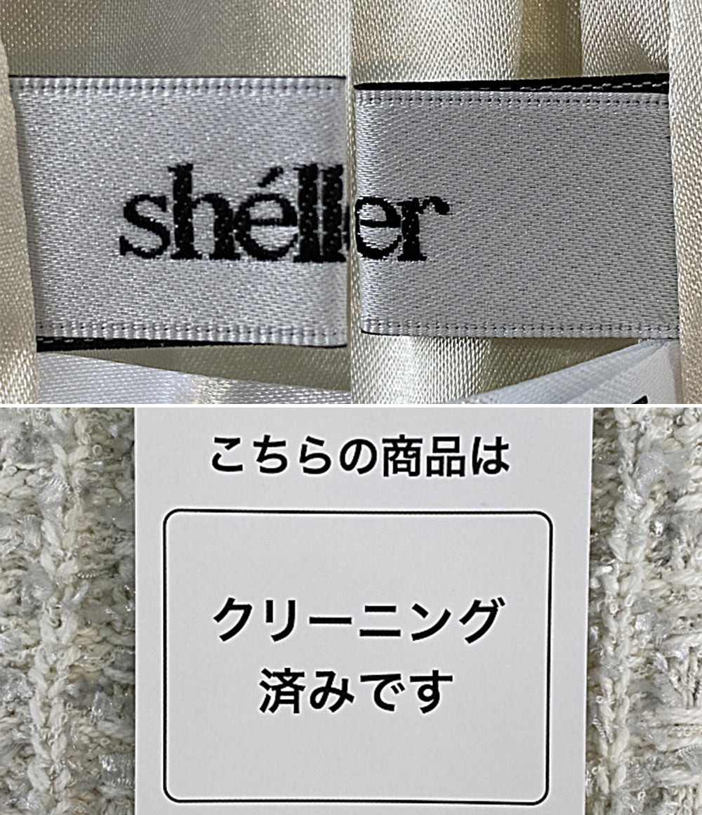 sheller シェリエ ツイードファージャケット レディース SIZE F