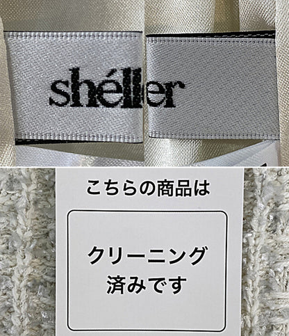 sheller シェリエ ツイードファージャケット レディース SIZE F