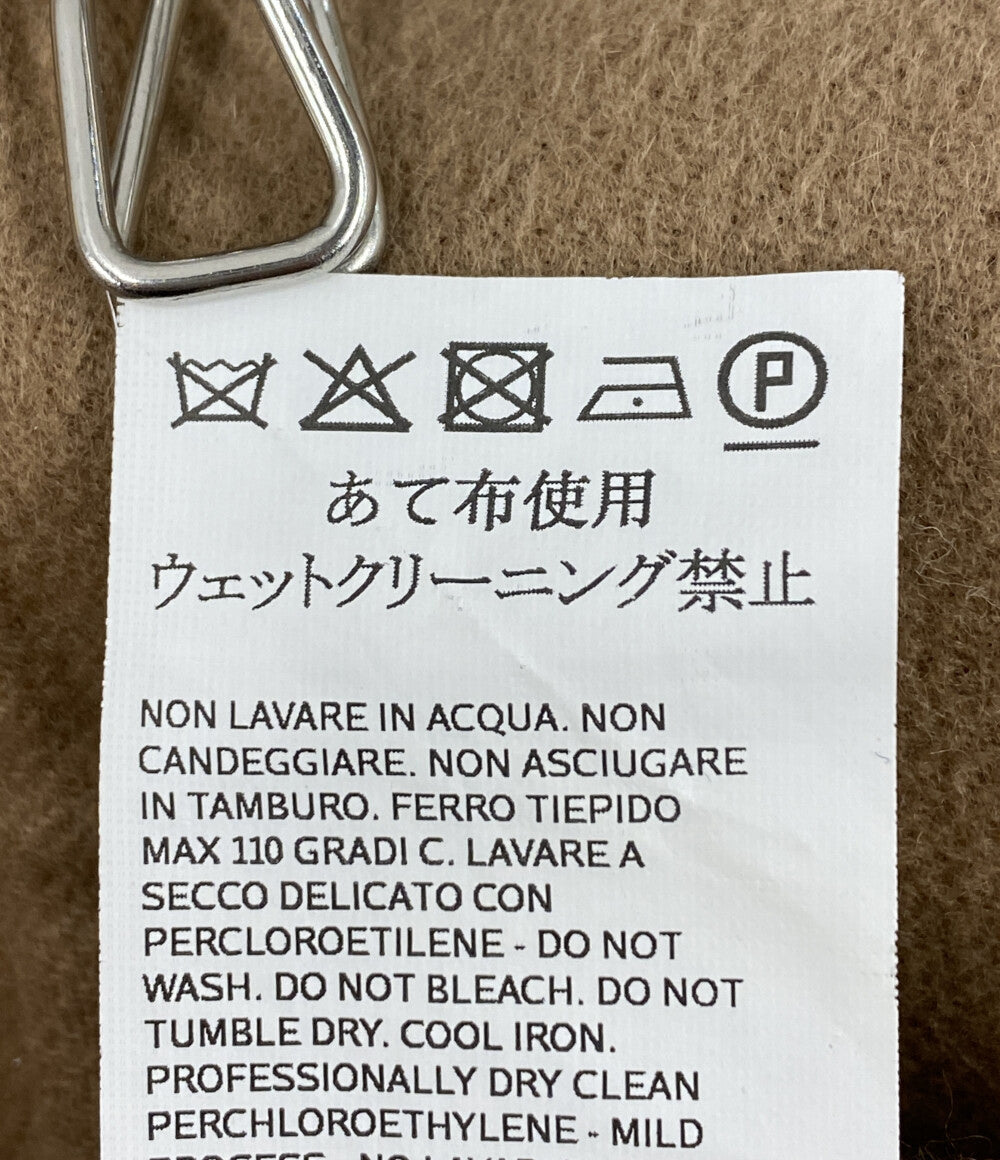 'S Max Mara エスマックスマーラ アンゴラ混ベルテッドスカート キャメル レディース SIZE 38
