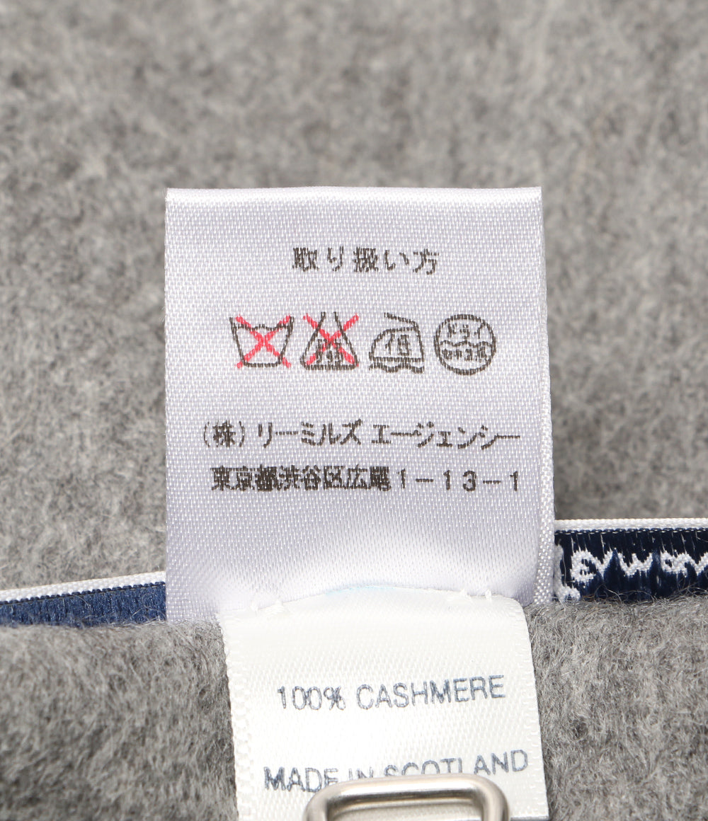 JOHNSTON OF ELGIN×RON HERMAN ジョンストンズ オブ エルガン ロンハーマン ストール カシミヤ グレー レディース