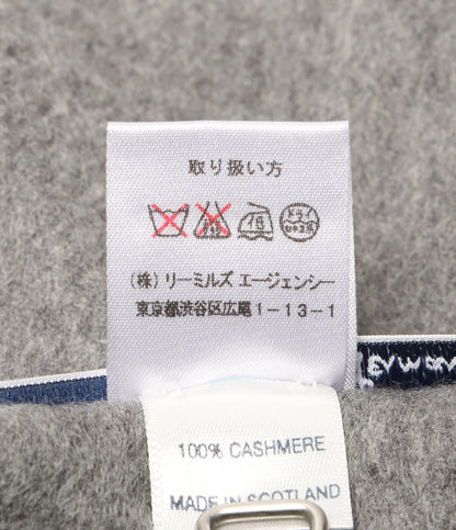 JOHNSTON OF ELGIN×RON HERMAN ジョンストンズ オブ エルガン ロンハーマン ストール カシミヤ グレー レディース