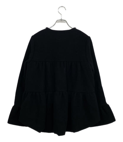 YOKO CHAN ジャケット ビジュー付 ブラック YCC-619-097 レディース SIZE 38 ヨーコチャン