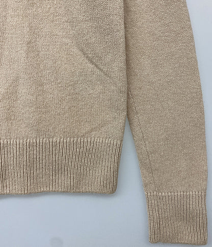 MAISON KITSUNE ベビーフォックスパッチプールオーバーニット ベージュ SX メンズ SIZE XS メゾンキツネ