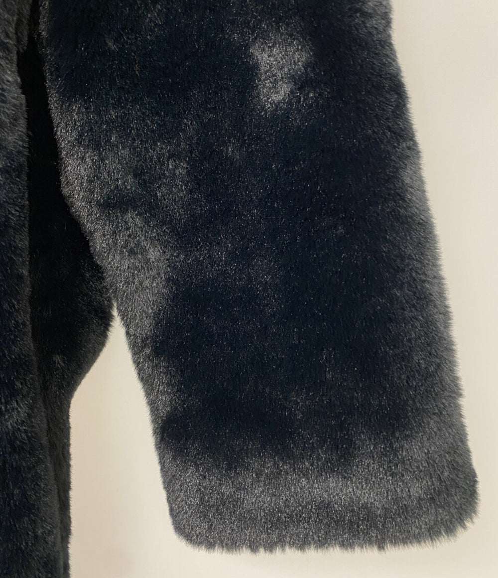 HERNO コート フェイクファー ブラック レディース SIZE 40 ヘルノ