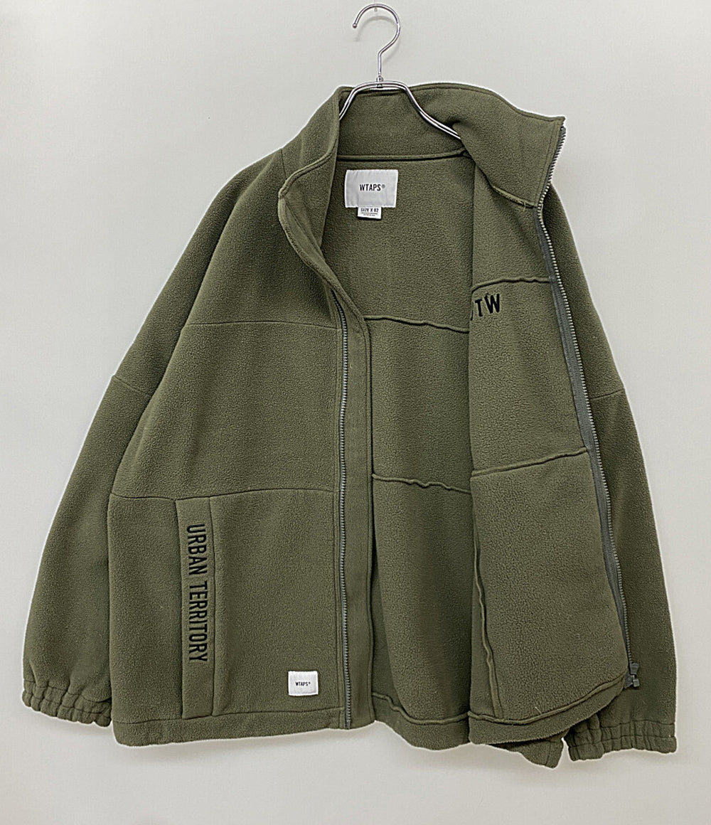 WTAPS フード付きジャケット サイズX 02 オリーブ WTAPS フリースジャケット グリーン メンズ SIZE 02 ダブルタップス