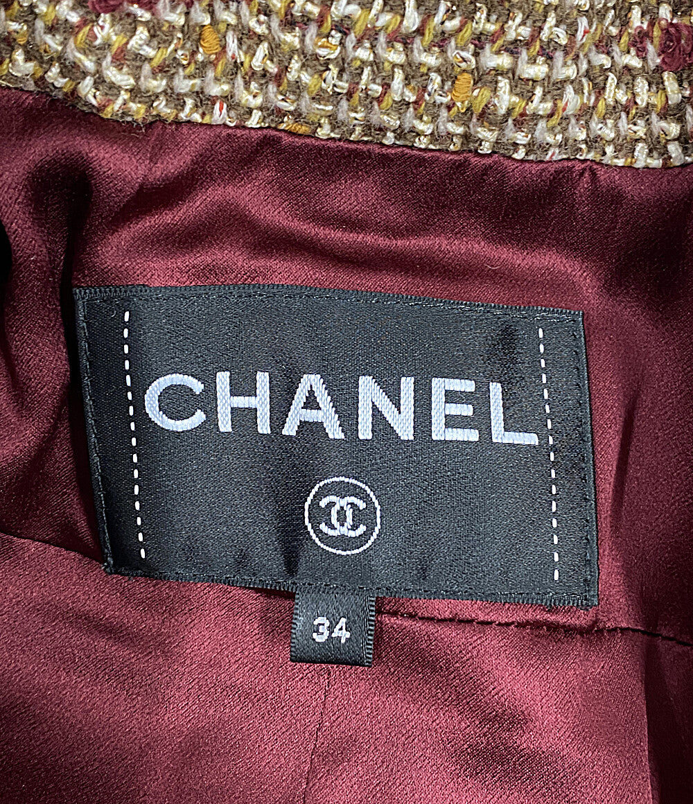美品 CHANEL ツイードベスト レディース SIZE 34 シャネル