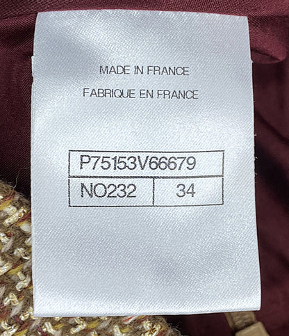 美品 CHANEL ツイードスカート P75153V66679 レディース SIZE 34 シャネル