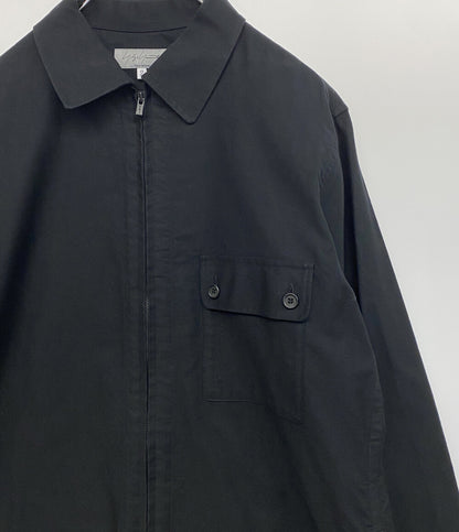 YOHJI YAMAMOTO POUR HOMME コットンツイルジップアップジャケット BLK 23SS メンズ SIZE 2 ヨウジヤマモトプールオム
