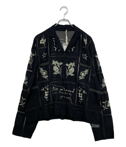 TODAYFUL トゥデイフル 長袖シャツ Embroidery Patchwork Shirts 25SS 12510404 レディース SIZE F