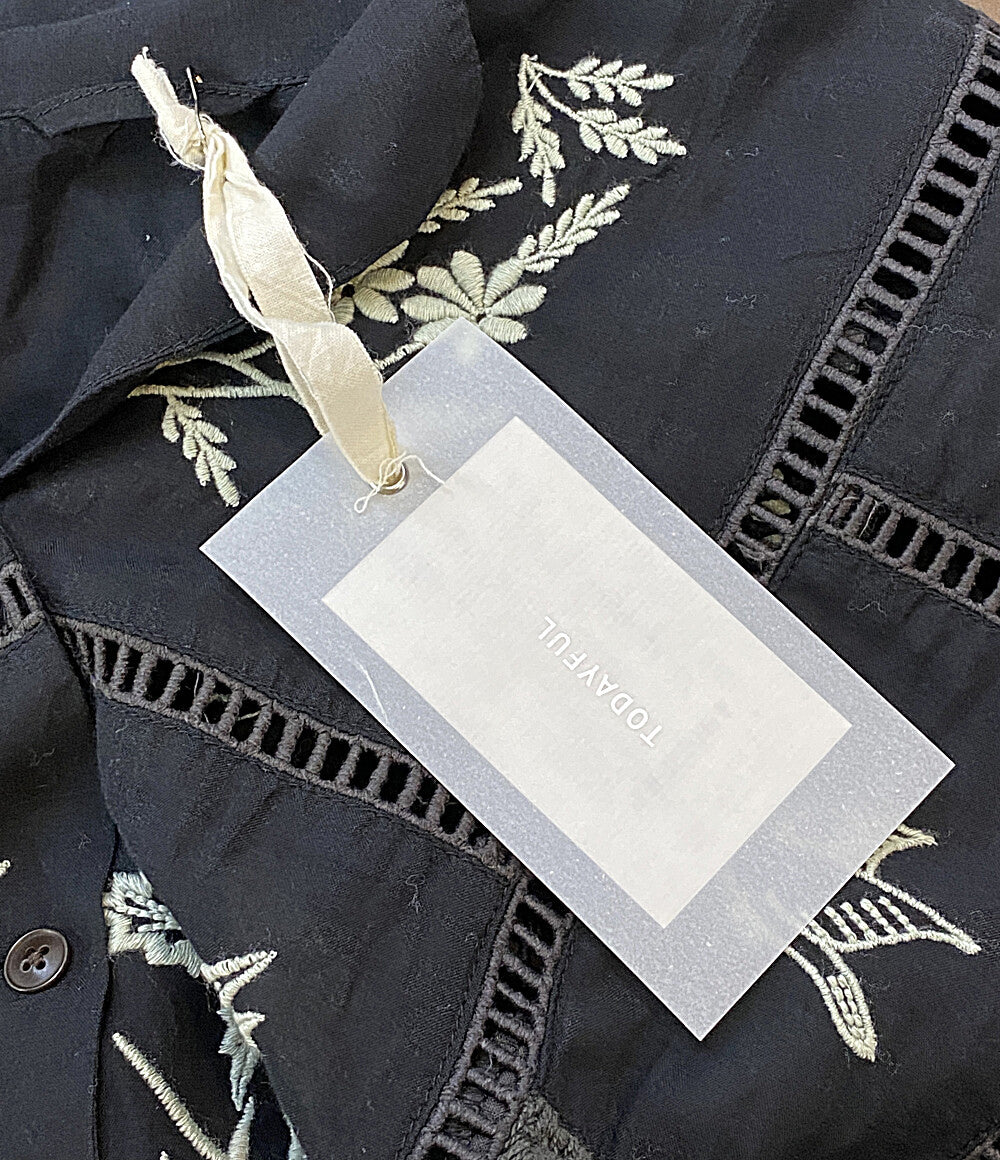 TODAYFUL トゥデイフル 長袖シャツ Embroidery Patchwork Shirts 25SS 12510404 レディース SIZE F