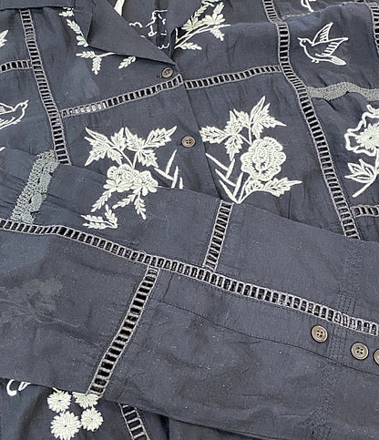 TODAYFUL トゥデイフル 長袖シャツ Embroidery Patchwork Shirts 25SS 12510404 レディース SIZE F