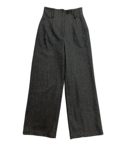 美品 CLANE ハイウエストワイドパンツ 現行品 19110-7322 レディース SIZE 2 クラネ