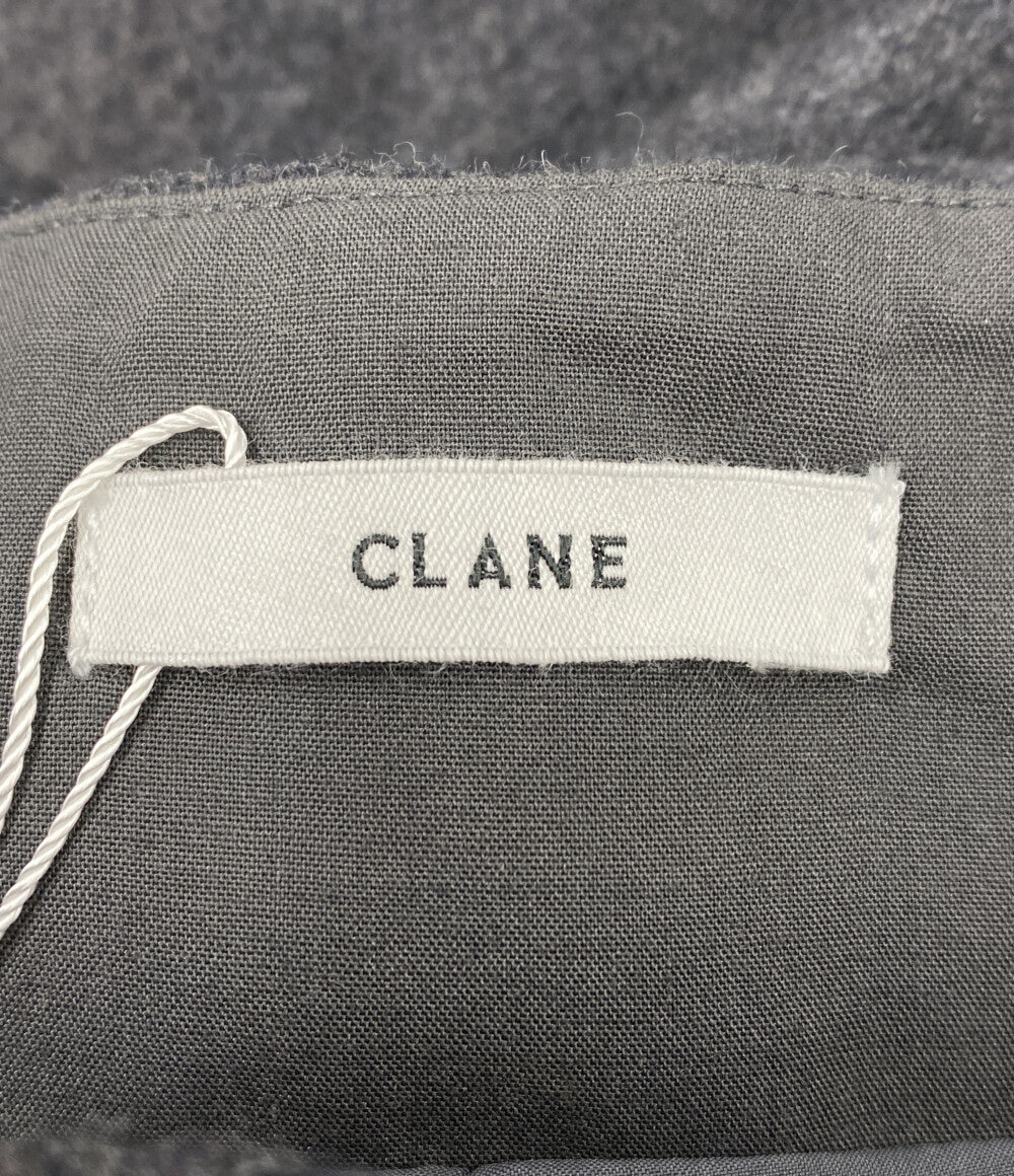 美品 CLANE ハイウエストワイドパンツ 現行品 19110-7322 レディース SIZE 2 クラネ