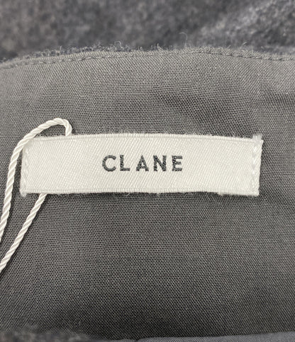 美品 CLANE ハイウエストワイドパンツ 現行品 19110-7322 レディース SIZE 2 クラネ