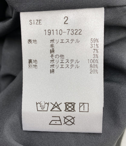 美品 CLANE ハイウエストワイドパンツ 現行品 19110-7322 レディース SIZE 2 クラネ