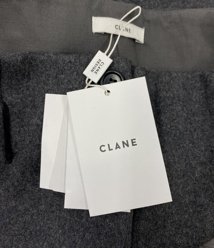 美品 CLANE ハイウエストワイドパンツ 現行品 19110-7322 レディース SIZE 2 クラネ