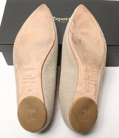 Repetto×PaleJute ペールジュート パンプス ブリジットバレリーナ レディース SIZE 39 レペット
