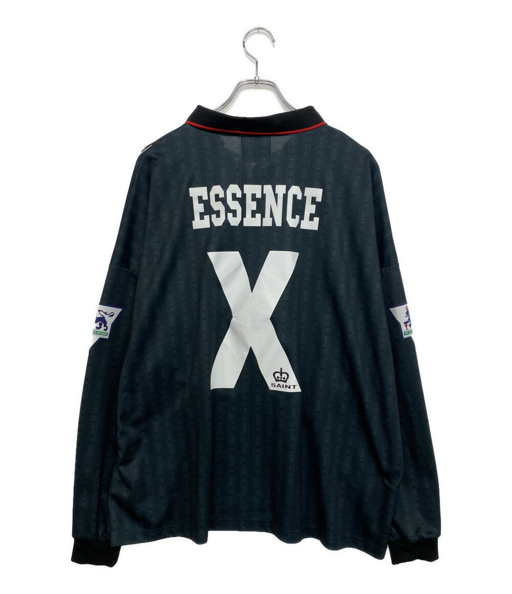 美品 SAINT MICHAEL 長袖シャツ サッカーシャツ 参考価格:56100円 SM-YS1-0000-020 メンズ SIZE L セントマイケル