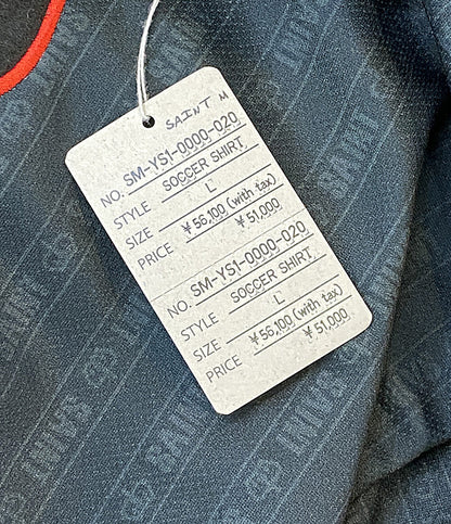 美品 SAINT MICHAEL 長袖シャツ サッカーシャツ 参考価格:56100円 SM-YS1-0000-020 メンズ SIZE L セントマイケル