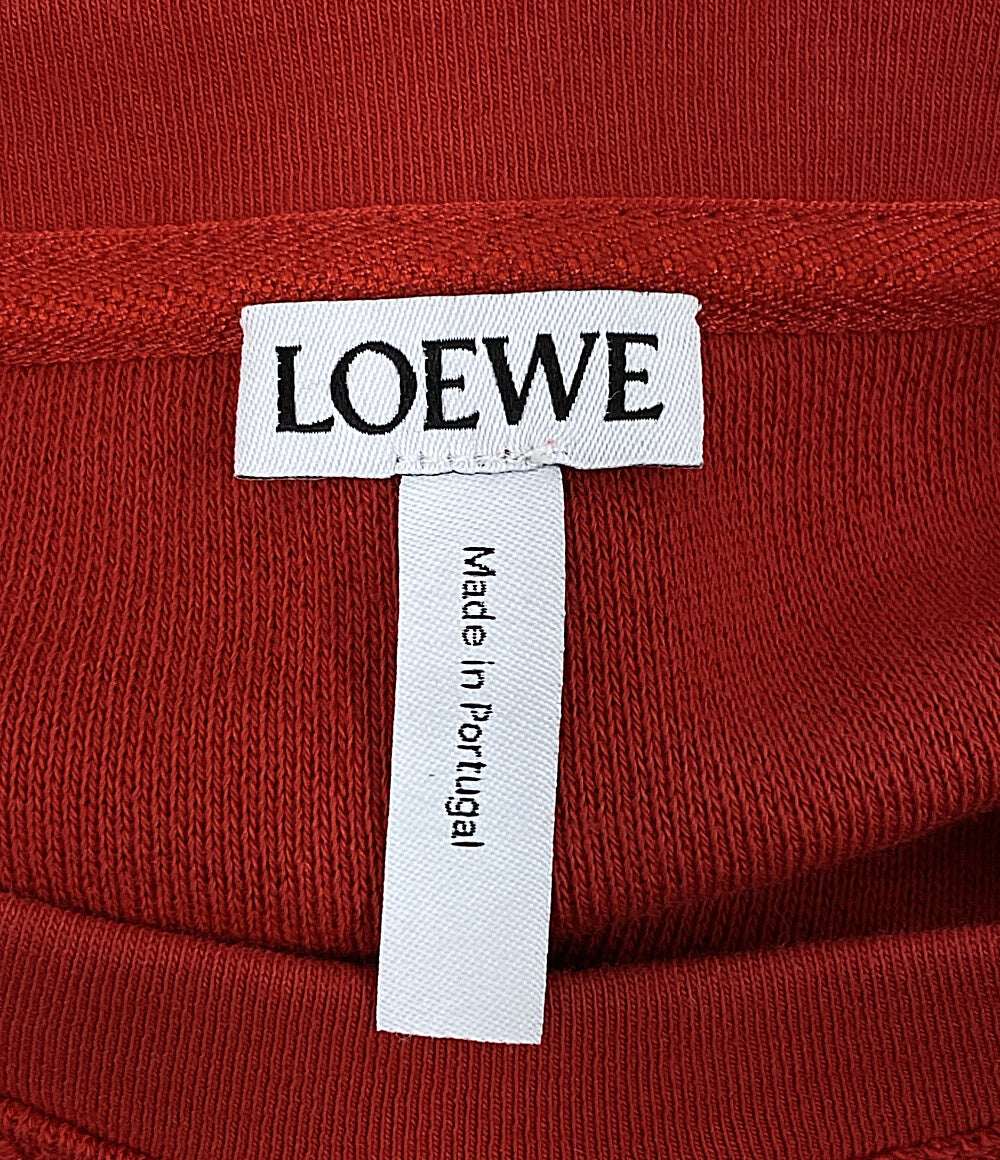 LOEWE パイル地 スウェット アナグラム レッド レディース SIZE XS ロエベ