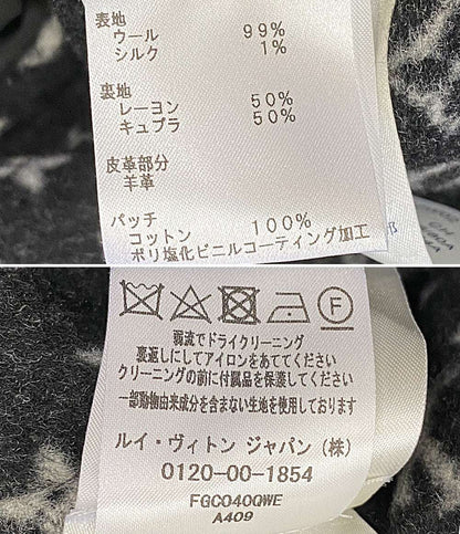 美品 LOUIS VUITTON フーデッドラップコート レディース SIZE 36 ルイ・ヴィトン