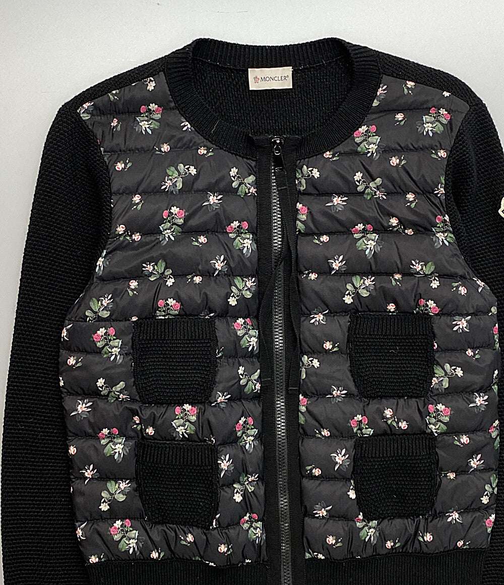 MONCLER ダウンジャケット Maglione tricot alla coreana フラワー レディース SIZE M モンクレール