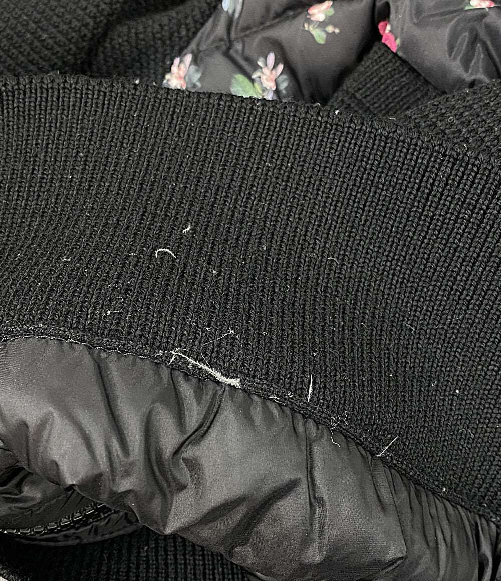 MONCLER ダウンジャケット Maglione tricot alla coreana フラワー レディース SIZE M モンクレール