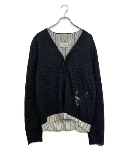 Maison Margiela カーディガン ダメージ グレー s50HA1008 メンズ SIZE S メゾンマルジェラ