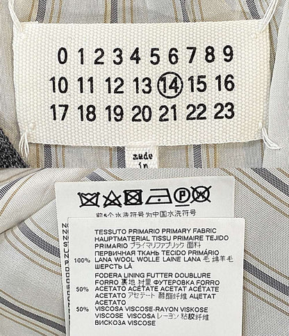 Maison Margiela カーディガン ダメージ グレー s50HA1008 メンズ SIZE S メゾンマルジェラ