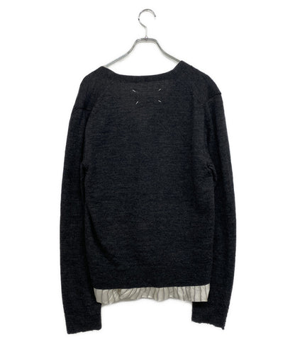 Maison Margiela カーディガン ダメージ グレー s50HA1008 メンズ SIZE S メゾンマルジェラ