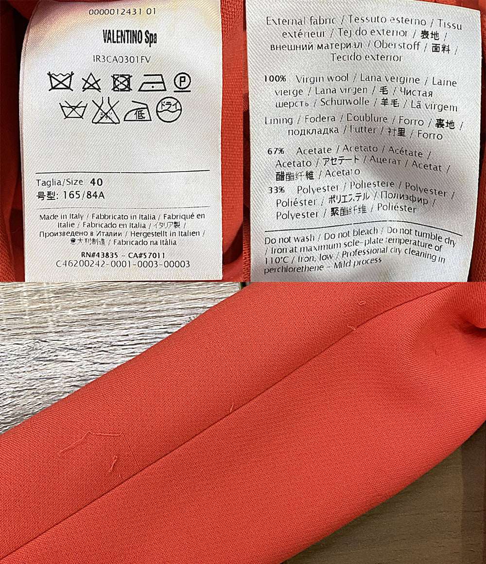 RED VALENTINO チェスターコート IR3CA0301FV レディース SIZE 40 レッドヴァレンティノ