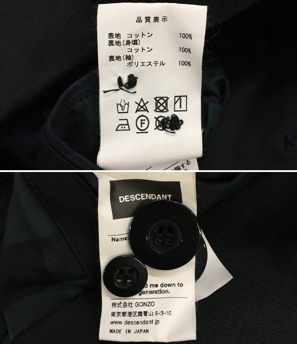 DECENDANT ディセンダント ステンカラーコート メンズ SIZE 2