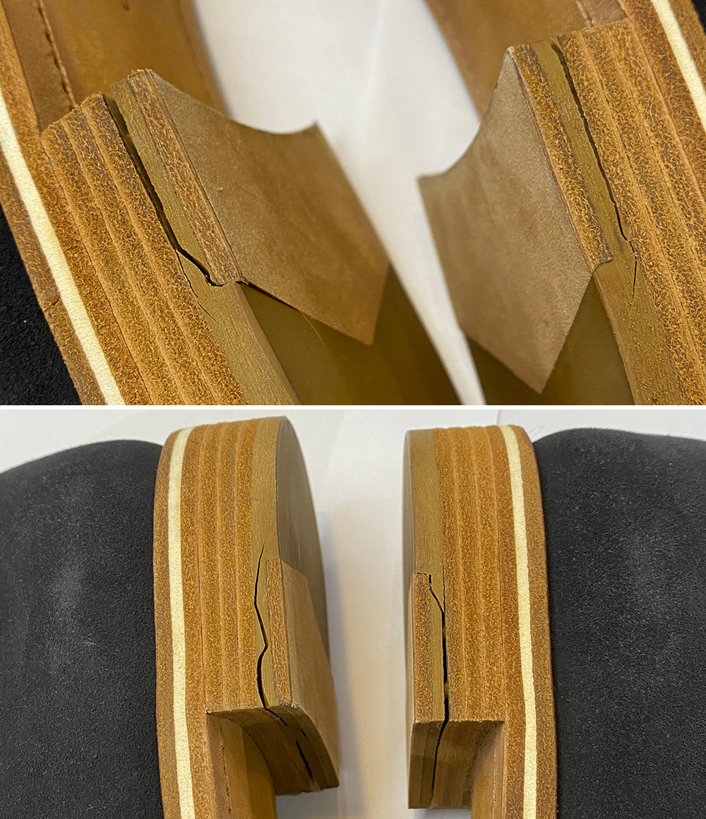 TOD'S サイドレーススエードシューズ ネイビー メンズ SIZE 5 トッズ