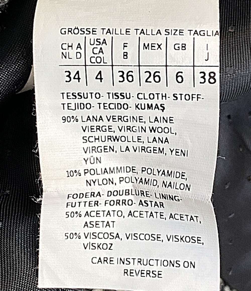 MAX MARA Weekend ウィークエンド ステンカラーコート ヘリンボーン レディース SIZE 38 マックスマーラ