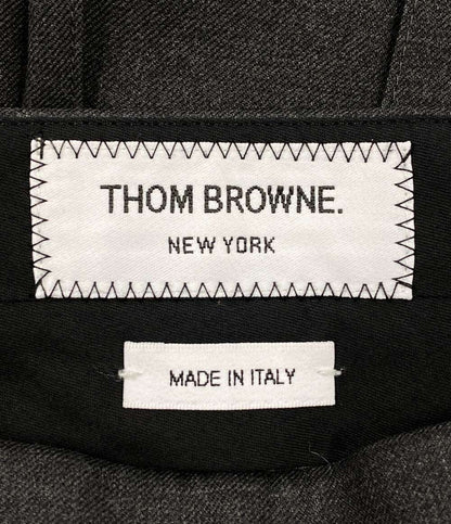 THOM BROWNE スカート プリーツ グレー レディース SIZE 36 トムブラウン
