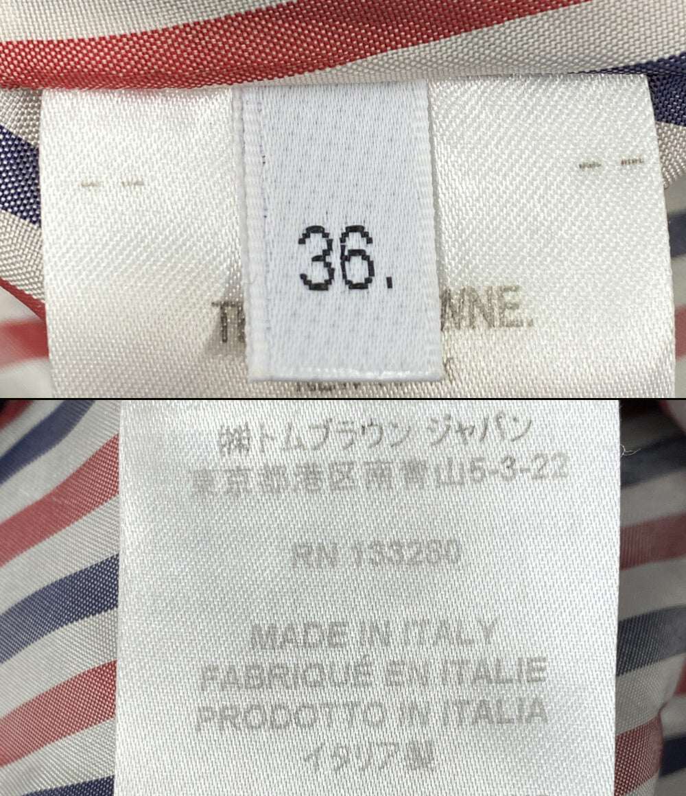 THOM BROWNE スカート プリーツ グレー レディース SIZE 36 トムブラウン