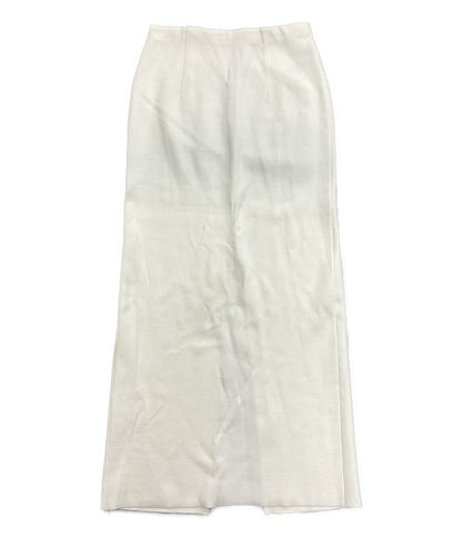 美品 AURALEE スカート A25SS02WF ホワイト バックスリット レディース SIZE - オーラリー
