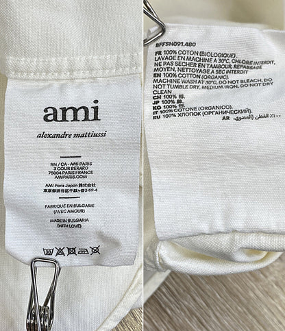 AMI Alexandre Mattiussi 長袖シャツ コットン bffsh091.480 メンズ SIZE 38 アミアレクサンドレマチウシ