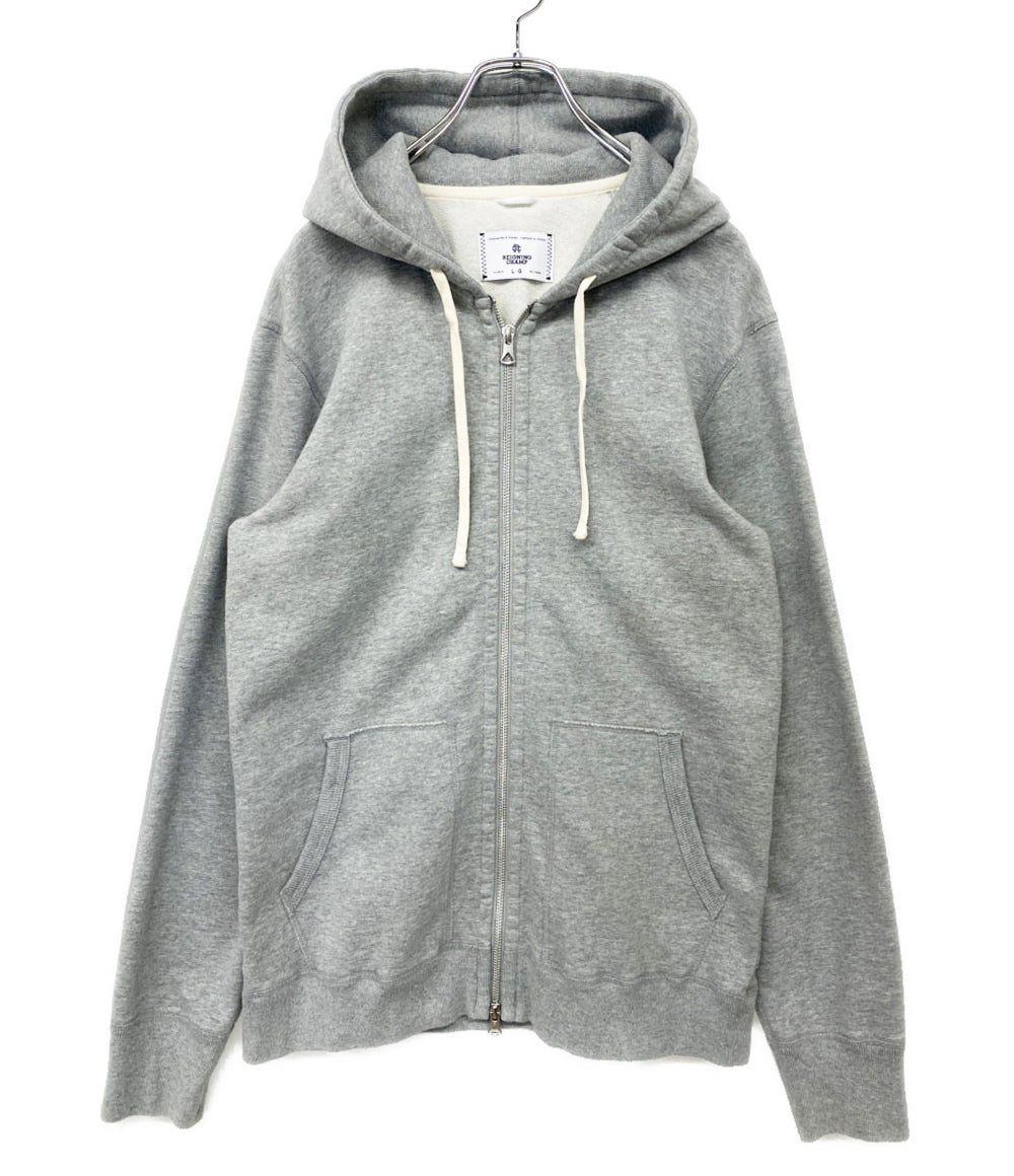 REIGNING CHAMP レイニングチャンプ パーカー フルジップ グレー セパポケ メンズ SIZE L