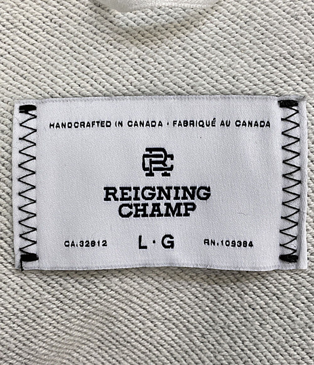 REIGNING CHAMP レイニングチャンプ パーカー フルジップ グレー セパポケ メンズ SIZE L