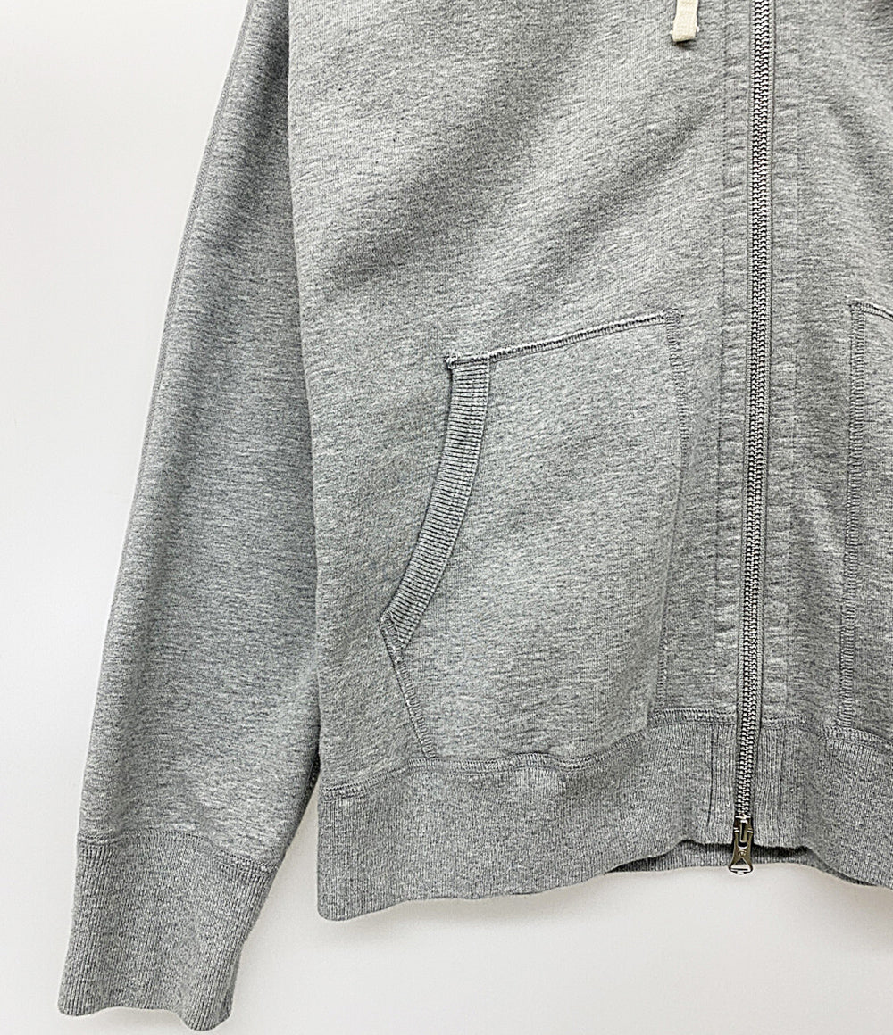 REIGNING CHAMP レイニングチャンプ パーカー フルジップ グレー セパポケ メンズ SIZE L