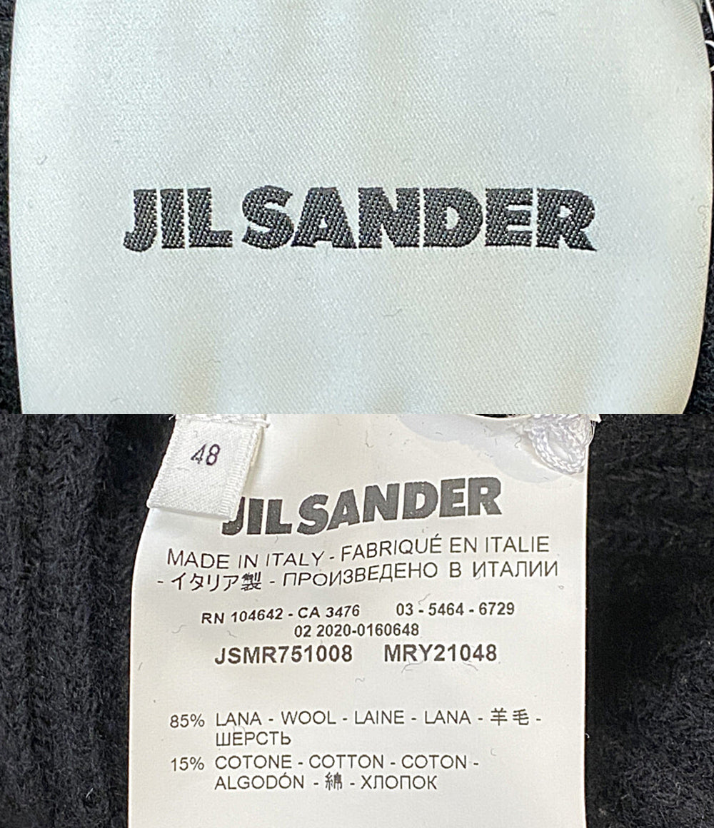 JILSANDER コントラストフリンジニット JSMR751008 メンズ SIZE 48 ジルサンダー