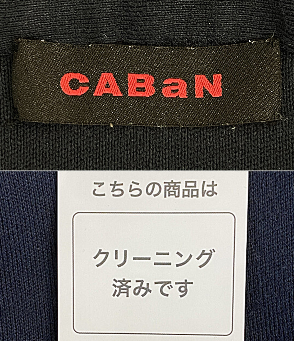 CABaN コットンカシミアジップパーカー ネイビー メンズ SIZE M キャバン