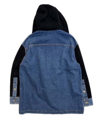 LOEWE ジャケット デニム ロゴ スウェット ハイブリッド 22SS メンズ SIZE XS ロエベ