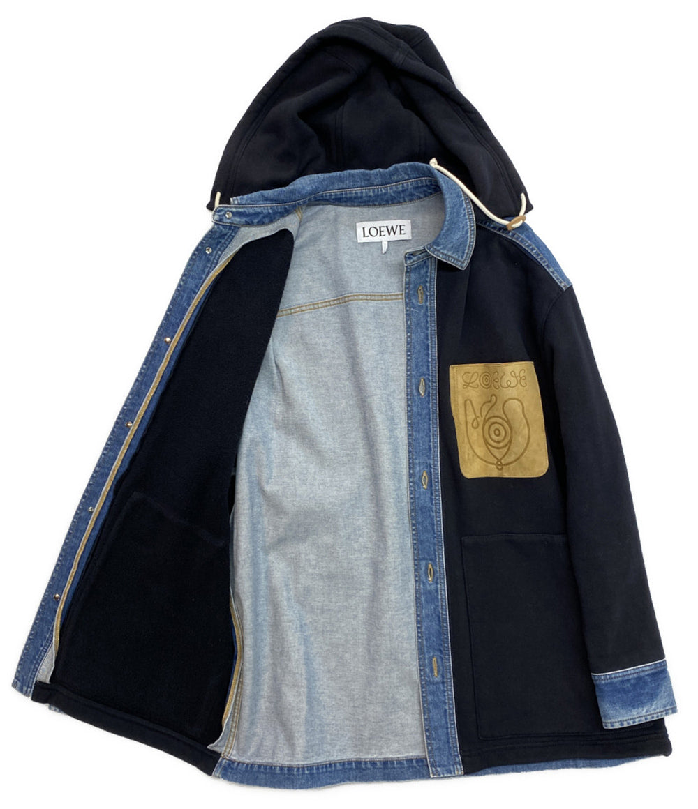 LOEWE ジャケット デニム ロゴ スウェット ハイブリッド 22SS メンズ