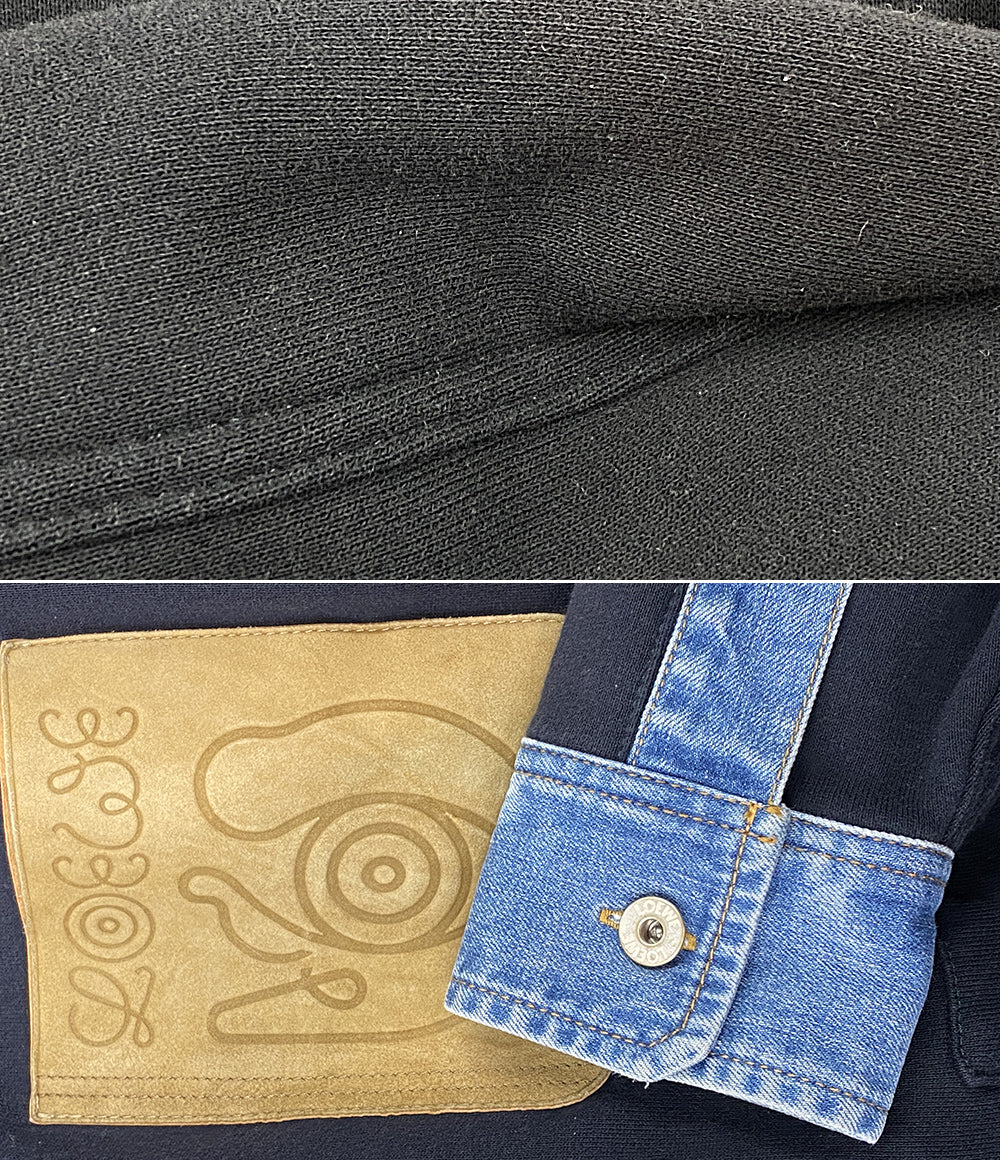 LOEWE ジャケット デニム ロゴ スウェット ハイブリッド 22SS メンズ