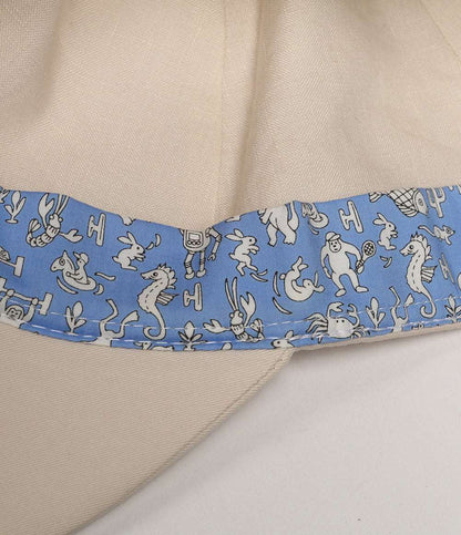 美品 HERMES ライリーキャップ H刺繍 レディース SIZE 58 エルメス