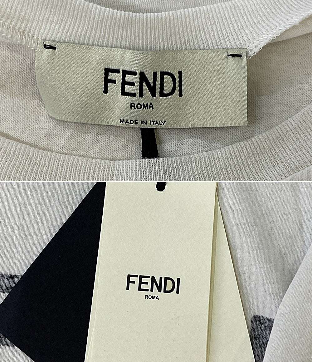 FENDI 半袖Tシャツ ロゴT インサイドアウト メンズ SIZE S フェンディ